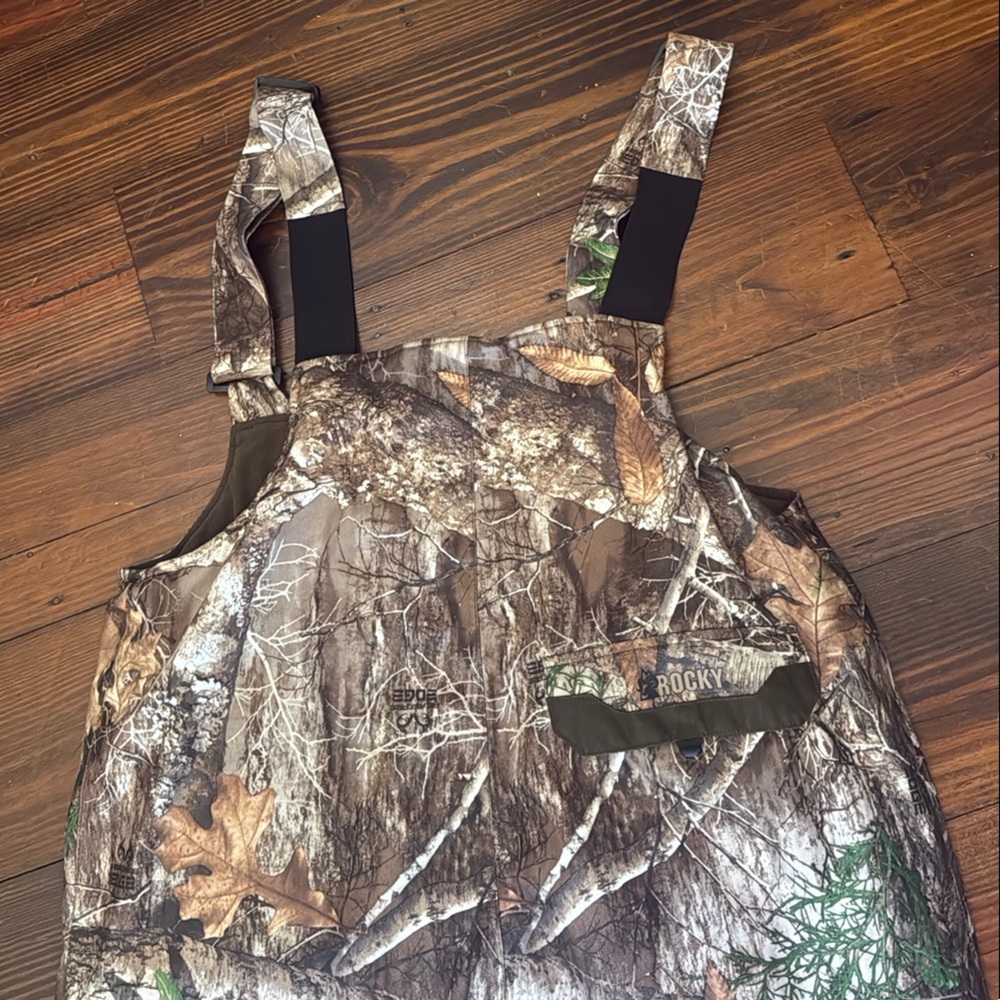 Camo bibs - Rocky ProHunter Waterproof Insulated Bibs XL - Picture 6 of 13